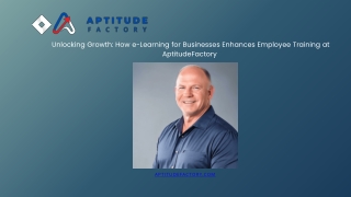 Unlocking Growth How e-Learning for Businesses Enhances Employee Training at AptitudeFactory