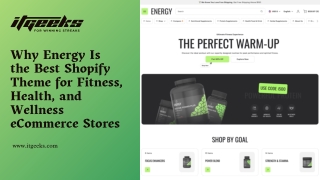 Why Energy Is the Best Shopify Theme for Fitness, Health, and Wellness eCommerce