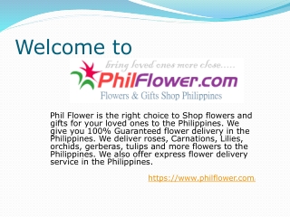 Flower Shop Delivery Philippines