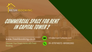 Exclusive Commercial Space for Rent in Capital Tower 2, MG Road