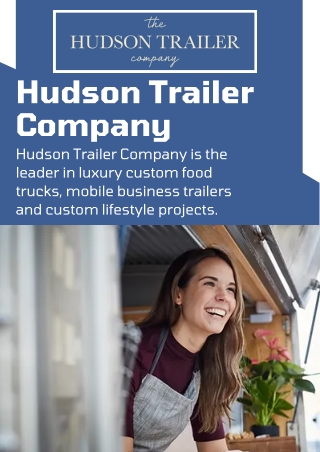 Mobile Food Truck for Sale - Hudson Trailer Company