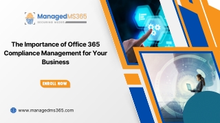 The Importance of Office 365 Compliance Management for Your Business