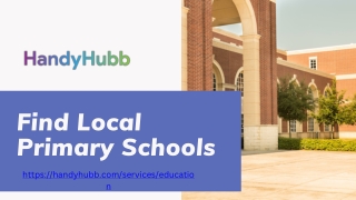 Find Local Primary Schools Near Me: Discover Nearby Secondary Schools