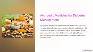 Ayurvedic-Medicine-for-Diabetes-Management