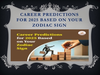 Career Predictions for 2025