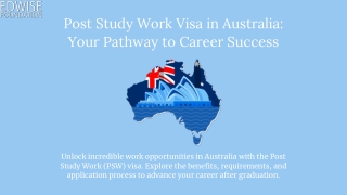 Post-Study Work Visa in Australia: Opportunities for Nepali Students.