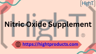Boost Performance with Premium Nitric Oxide Supplement | HightProducts