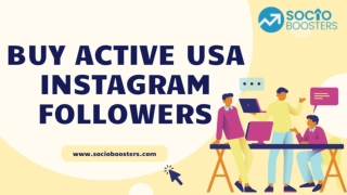 Buy Active USA Instagram Followers - SocioBoosters