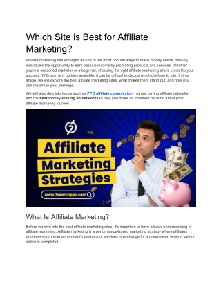 Which Site is Best for Affiliate Marketing?