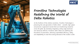 Frontline Technologies Redefining the World of Delta Robotics