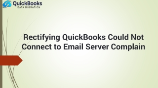 QuickBooks Could Not Connect to Email Server – How to Troubleshoot Easily