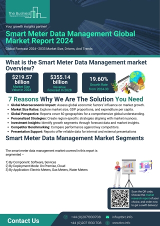 Smart Meter Data Management Global Market Report 2024