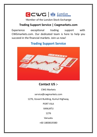 Trading Support Service  Cwgmarkets.com