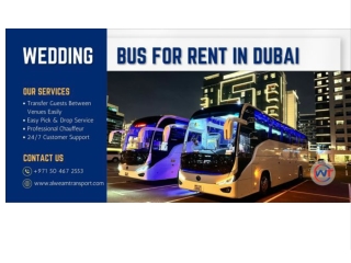 One of the Largest and Leading Bus Rental Companies in Dubai
