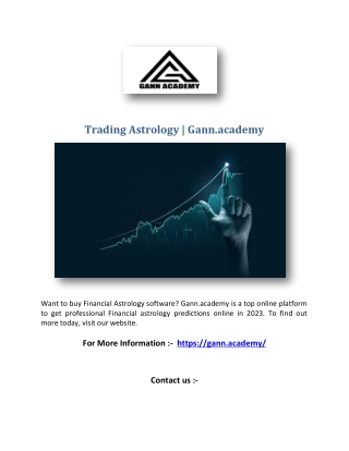 Trading Astrology