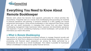 Everything You Need to Know About Remote Bookkeeper