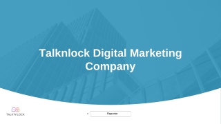 Talknlock digital marketing services