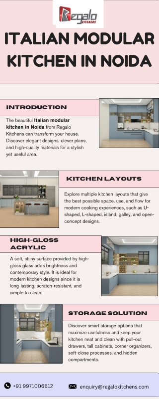 Italian Modular Kitchen in Noida