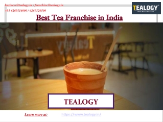 Best Tea Franchise in India