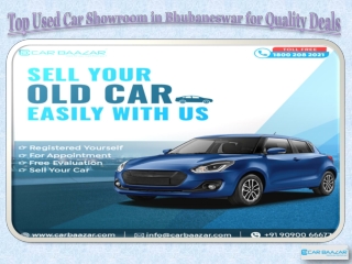 Top Used Car Showroom in Bhubaneswar for Quality Deals