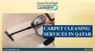 CARPET CLEANING SERVICES IN QATAR