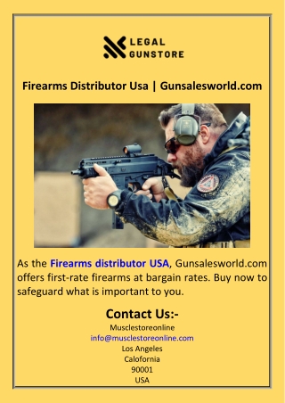Firearms Distributor Usa  Gunsalesworld.com