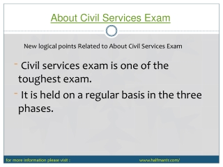 Find Latest content For about Civil Services Exam