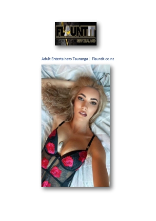 Adult Entertainers Tauranga | Flauntit.co.nz