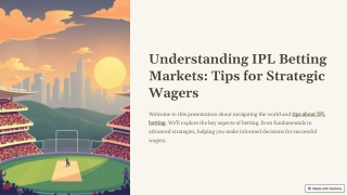 Understanding IPL Betting Markets Tips for Strategic Wagers - Top Gully Fantasy