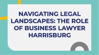 Business Lawyer Harrisburg