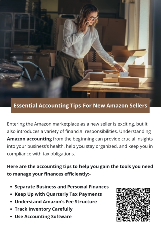 Essential Accounting Tips For New Amazon Sellers