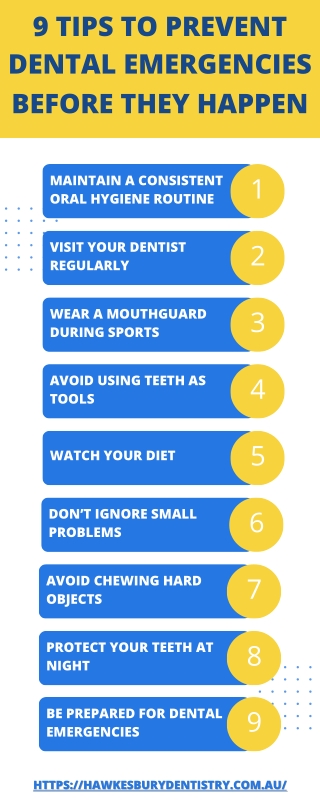 9 Tips to Prevent Dental Emergencies Before They Happen