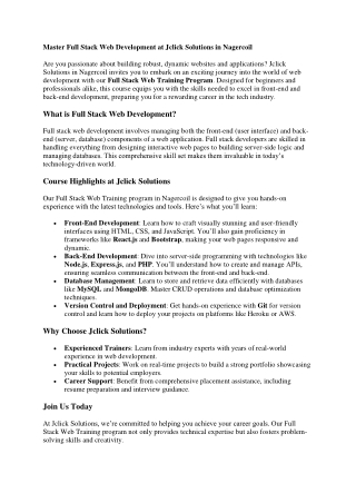BE Project with Internship