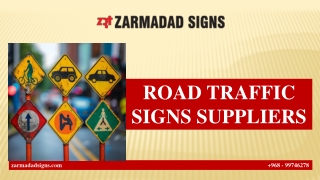 ROAD TRAFFIC SIGNS SUPPLIERS (1)