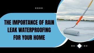 Rain Leak Waterproofing Services