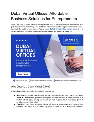 Dubai Virtual Offices_ Affordable Business Solutions for Entrepreneurs