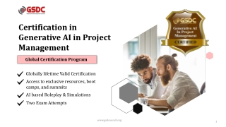 How Certification in Generative AI Can Revolutionize Project Management Practices