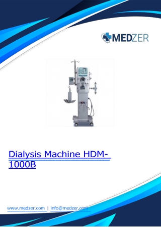 Dialysis Machine HDM-1000B