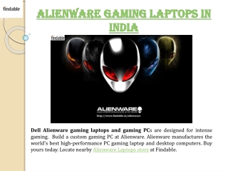 Alienware Gaming Computers