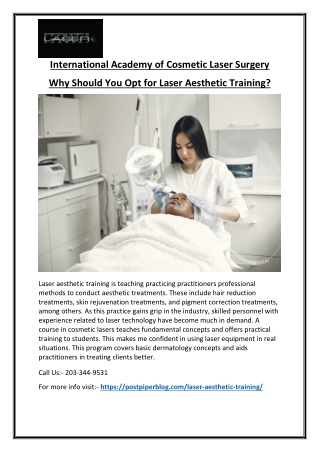Acquire Laser Safety Certification to Ensure Compliance and Security