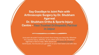 best orthopedic doctor in jaipur