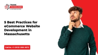 5 Best Practices for eCommerce Website Development in Massachusetts