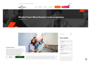 Blended Travel Where Business Combines Vacations