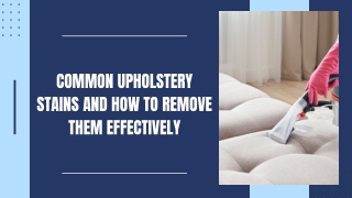 Remove Stubborn Stains from Upholstery