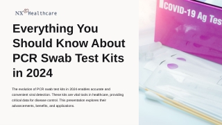 Everything You Should Know About PCR Swab Test Kits in 2024