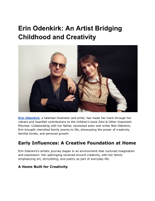 Erin Odenkirk_ An Artist Bridging Childhood and Creativity