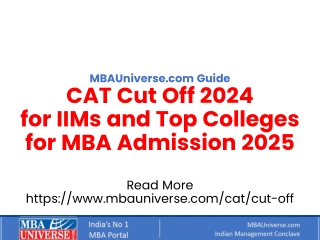 CAT Cut Off 2024 for IIMs, Top MBA Colleges, Previous Years Cut offs