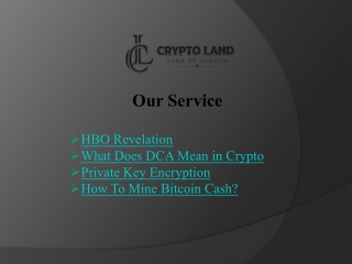 HBO Revelation: Insights on Crypto You Need - Crypto Land