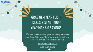 New Year Flight Deals 2024 Book Early & Save Big  Call  1-800-380-5097