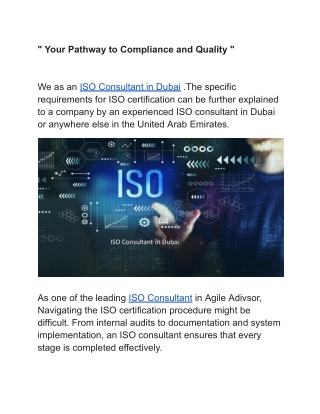 _ Your Pathway to Compliance and Quality _